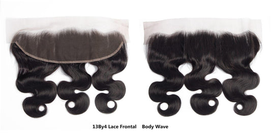 13x4 HD LACE LACE FRONTAL Body Wave Natural black colour (1B)