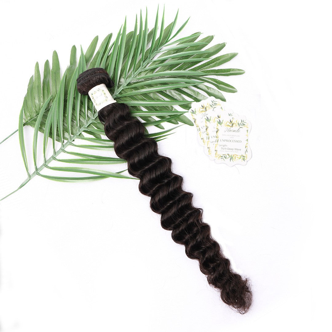 Miracle - DEEP WAVE 100% Virgin Brazilian Hair Unprocessed