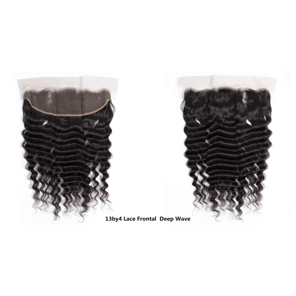 13x4 HD LACE LACE FRONTAL DEEP WAVE Natural black colour (1B)