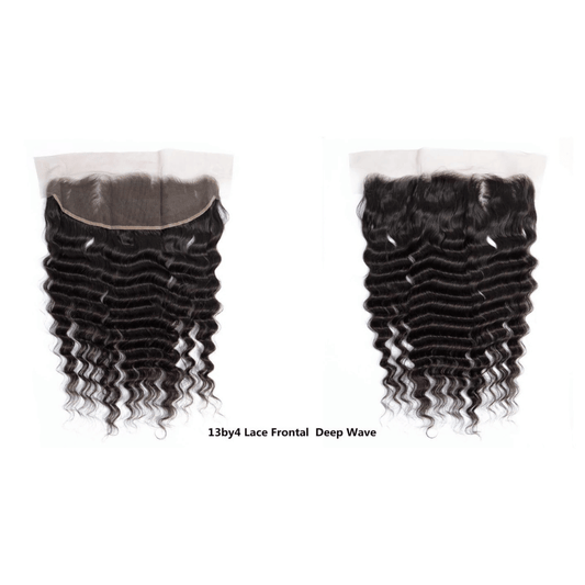 13x4 HD LACE LACE FRONTAL DEEP WAVE Natural black colour (1B)