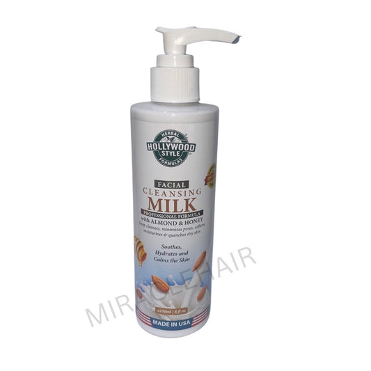 Hollywood Style USA Facial Cleansing Milk with Almond & Honey 236ml