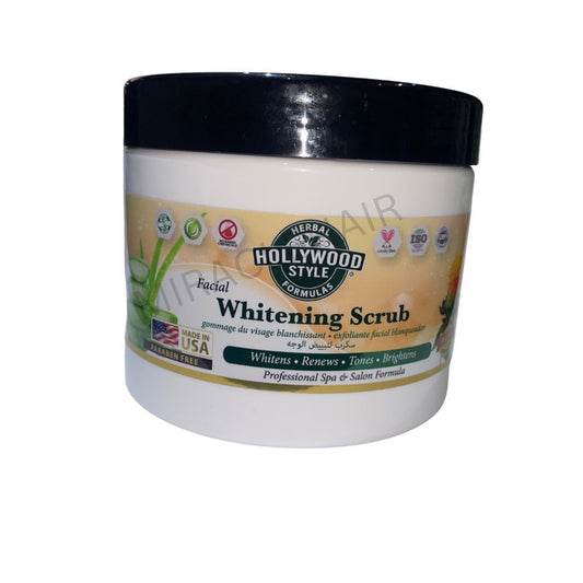 Hollywood Style USA Facial Whitening Scrub - Aloe Vera Extract 283g