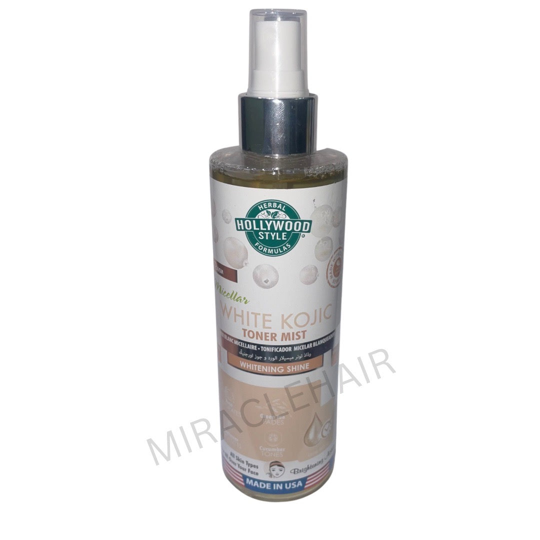 Hollywood Style Micellar White Kojic Toner Mist- Whitening Shine 236ml